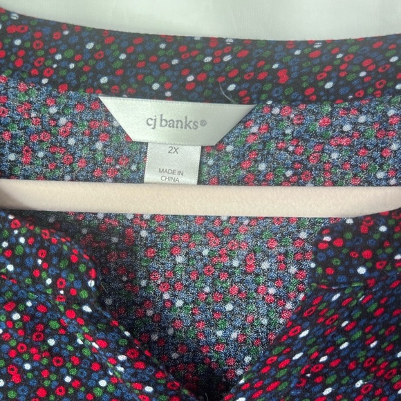 CJ Banks blouse size 2X - Picture 3 of 6